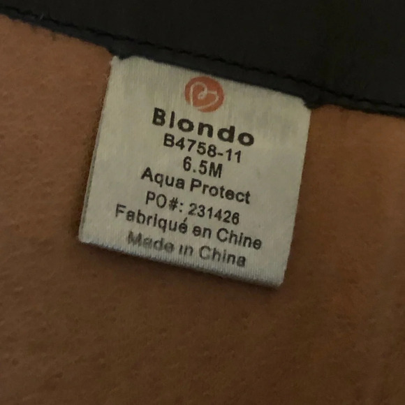 BLONDO Black Leather Riding Knee Boots w/Aquaprotect Women's Size 6 - Picture 16 of 16